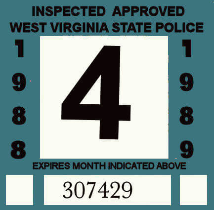 (image for) 1988-89 West Virginia inspection